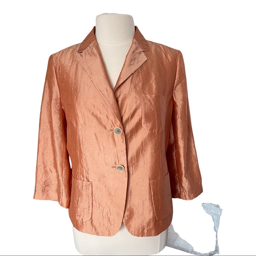 TALBOTS MELON JACKET SIZE 14 PETITE